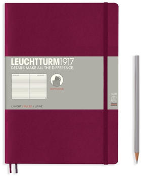 Leuchtturm1917 Composition Softcover (B5) Liniert 121 nummerierte Seiten Port Red