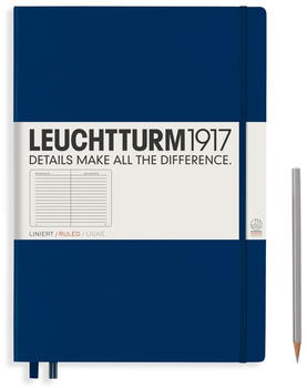 Leuchtturm1917 Master Hardcover (A4+) Liniert 233 nummerierte Seiten Marine
