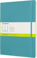 Moleskine Notizbuch XL 19x25cm blanko Softcover riffblau