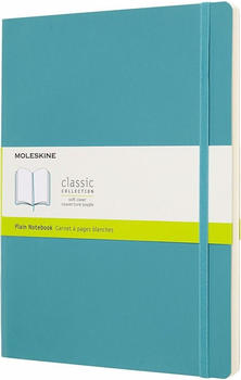 Moleskine XL 19x25cm blanko Softcover riffblau
