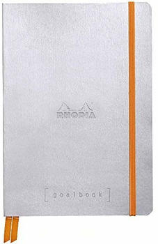 Rhodia Goalbook A5 punktkariert 120 Seiten silber