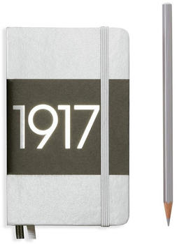 Leuchtturm1917 Pocket Hardcover (A6) Liniert Metallic Edition Silber