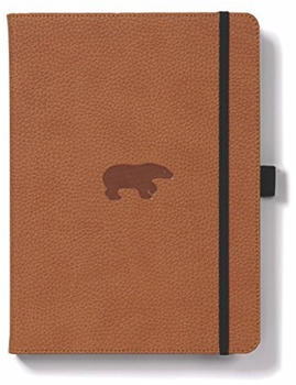 Dingbats Wildlife A5+ Brown Bear Notebook (162x217mm)