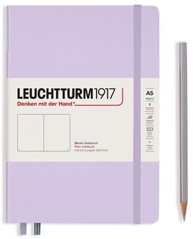 Leuchtturm1917 Medium Hardcover A5 251 nummerierte Seiten blanko Smooth Colours Lilac (365480)