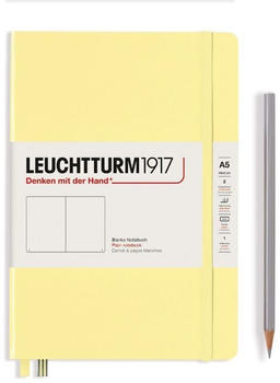 Leuchtturm1917 Medium Hardcover A5 251 nummerierte Seiten blanko Smooth Colours Vanilla (365484)