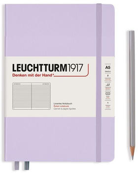 Leuchtturm1917 Medium Hardcover A5 251 nummerierte Seiten liniert Smooth Colours Lilac (365482)