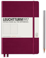 Leuchtturm1917 Notizbuch Medium, 359695, Port Red, A5, Hardcover, aus...