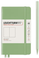 Leuchtturm1917 Notizbuch Pocket, 363943, Karton Hardcover, Salbei, 94 Blatt /...