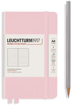 Leuchtturm1917 Pocket Hardcover A6 185 nummerierte Seiten punktkariert puder (363939)