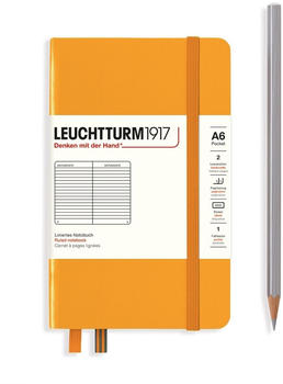 Leuchtturm1917 Pocket Hardcover A6 187 nummerierte Seiten liniert Rising Sun (365627)