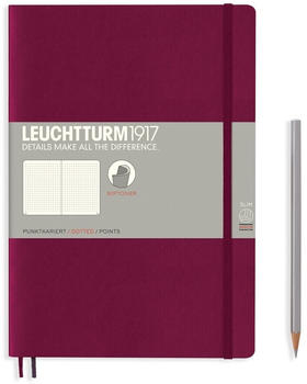 Leuchtturm1917 Composition Softcover B5 121 nummerierte Seiten punktkariert Port Red (359673)