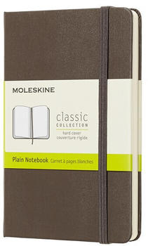 Moleskine Klassik Pocket A6 Hardcover 192 nummerierte Seiten blanko Erdbraun (715291)