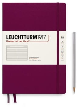 Leuchtturm1917 Composition Hardcover B5 219 nummerierte Seiten liniert port red (366164)