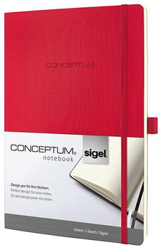 sigel Conceptum A4 194 Seiten Softcover liniert 80g red