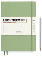 Leuchtturm1917 Notizbuch Composition, 366171, Karton Hardcover, Salbei, 109 Blatt /
