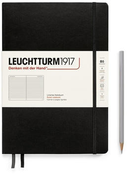 Leuchtturm1917 Composition Hardcover B5 219 nummerierte Seiten liniert schwarz (366185)