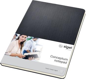 sigel Conceptum A5 Hardcover liniert black (CO803)