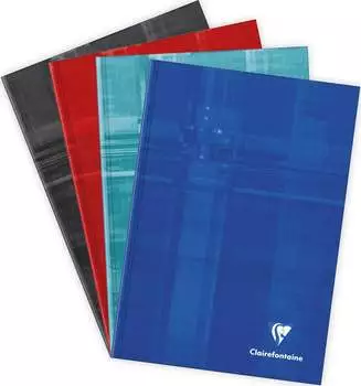 Clairefontaine Kladde A5 Hardcover liniert farbig sortiert (9516C)