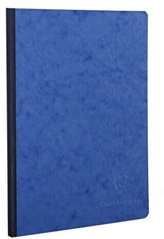 Clairefontaine Notizbuch A4 AgeBag Leinenoptik blanko blau (791404C)