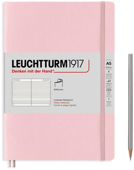 Leuchtturm1917 Medium Softcover A5 123 nummerierte Seiten liniert Puder (361565)