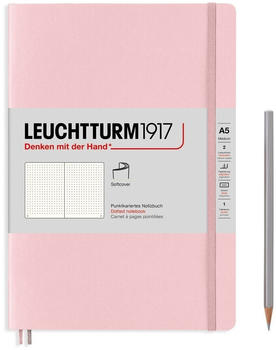 Leuchtturm1917 Medium Softcover A5 123 nummerierte Seiten punktkariert Puder (361567)