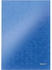 Leitz Wow A5 kariert blau metallic (46281036)