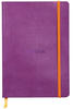Rhodia 117410C, Rhodia Notizbuch Flex A5 liniert 90g/qm 80 Blatt violett