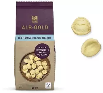 Alb-Gold Bio Hartweizen Orecchiette 500g