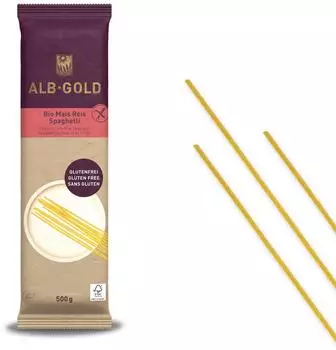 Alb-Gold Bio Mais Reis Spaghetti 500g