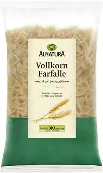 Alnatura Bio Vollkorn Farfalle 500g