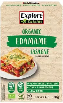 Explore Cuisine Lasagne aus Edamamebohnen glutenfrei bio