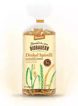 Biobauern Bodensee-Bio-Bauern Dinkel Spirelli hell demeter 500g