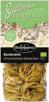 BioGourmet Bandnudeln mit Latschenkiefer & Bergkr&auml;uter bio