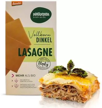 Naturata Lasagne Dinkelvollkorn demeter
