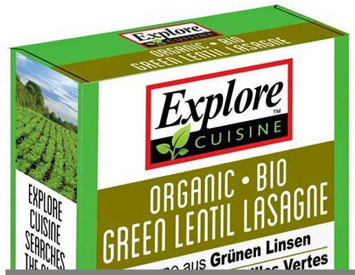 Explore Cuisine Lasagne aus grünen Linsen (250g)