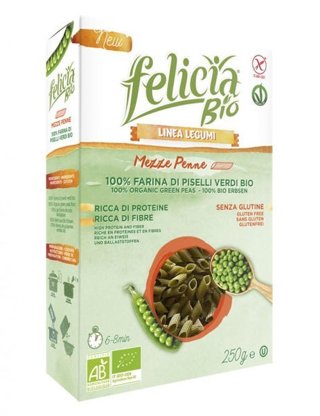 Felicia Bio Grüne Erbsen Mezze Penne (250g)