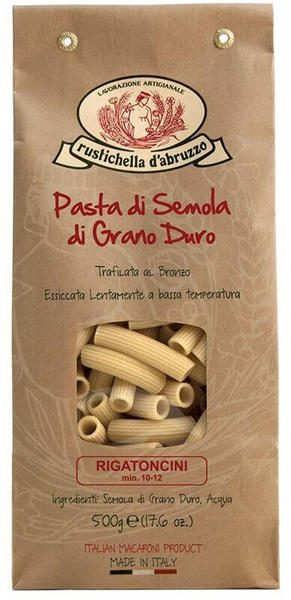 Rustichella d'Abruzzo Rigatoncini - gebogene Pasta (500g)