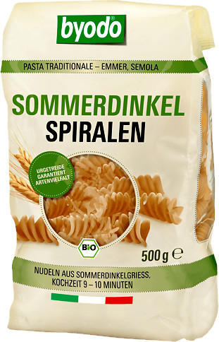 byodo Sommerdinkel Spiralen semola (500g)