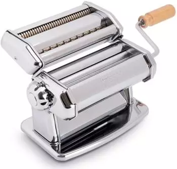 Imperia Manual pasta machine in stainless steel with 6 thickness settings