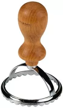 Fackelmann Stainless Steel Ravioli Cutter with Wooden Handle