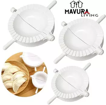 Mavura Maultaschen Former 3er Set weiß