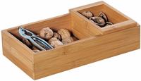 KESPER Snackschale "Nussschale inkl. Nussknacker" 3 Stk. aus Bambus mit Schale f&uuml;r