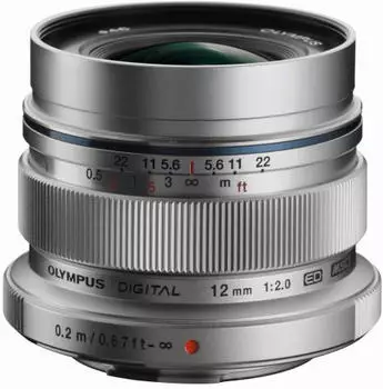 Olympus M.Zuiko Digital ED 12mm f2.0 silber