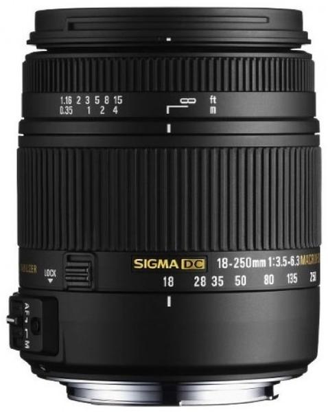 Sigma 18 - 250 mmF 3,5 - 6,3 DC/MACRO/OS/HSM für Canon