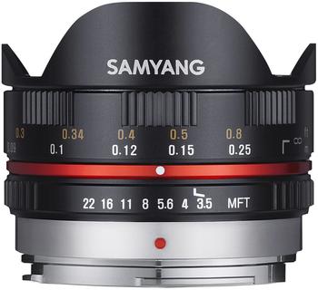 Samyang 7.5mm f3.5 UMC Micro Four Thirds (schwarz)