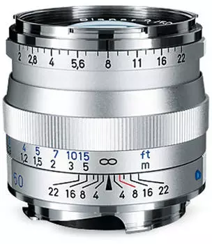 Zeiss Planar T* f2/50 ZM (silber)