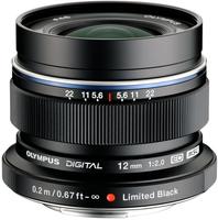 OM System V311020BE001, OM System M.Zuiko Digital 12/2.0 ED
