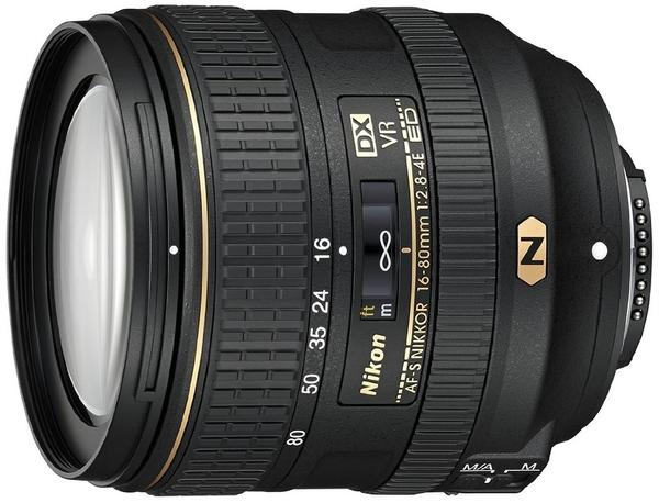 Nikon 16-80 mmF 2,8-4,0 AF-S DX Nikkor E ED VR für Nikon F