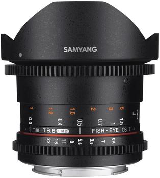 Samyang 8mm T3.8 VDSLR UMC Fish-eye CS II [Canon EF]