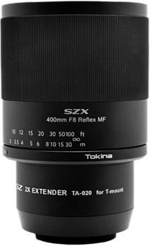 Tokina SZX 400mm f8 Reflex MF Sony E + 2x Extender